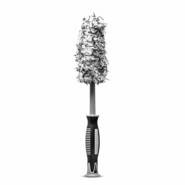 ChemicalWorkz Flat Wheel Brush SMALL Black/White Mikrofaser-Felgenbürste